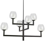 Nora Chandelier - Matte Black