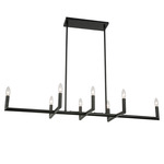 Nora Linear Chandelier - Matte Black