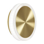 Topaz Wall / Ceiling Light - Aged Brass