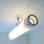 Recycled Tube TL4 Light Pendant - White