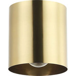 Theron Cylinder Ceiling Light - Aged Brass