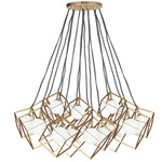 Thomson Pendant - Gold / White