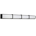 Winston Bathroom Vanity Light - Matte Black / White