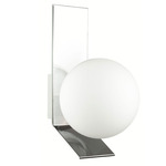 Valemont Wall Sconce - Polished Chrome / Opal White