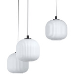 Mantunalle Staircase Pendant - Black / White