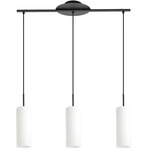 Troy Linear Multi Light Pendant - Black / White