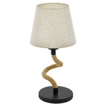 Rampside Table Lamp - Black / Creme