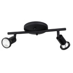 Tremendo Wall/ Ceiling Track Light Kit - Black / Black