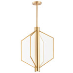 Telstar Pendant - Natural Aged Brass