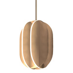 Interval Pendant - Satin Brass