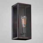 Retto Outdoor Wall Sconce - Bronze / Clear