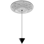 Moonbloom Pendant - Matte White / Matte Black