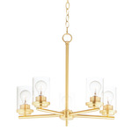 Corona Chandelier - Clear / Black