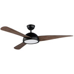 Cupola Ceiling Fan - Oil Rubbed Bronze / White Glass