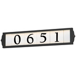 LED 12V Classic Address Light - Black