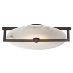 Quarry Wall / Ceiling Light - Dark Bronze / Alabaster