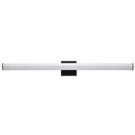 Rail Bathroom Vanity Light - Black / White