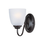 Stefan Bathroom Vanity Light - Black / Frosted