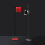 Coupe Floor Lamp - Chrome / Black