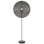 Random II Floor Lamp - Black / Black