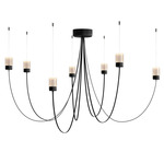 Gravity Chandelier - Black / Clear