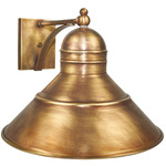 Barn Outdoor Wall Sconce - Antique Brass