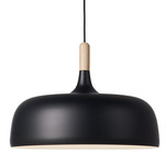 Acorn Pendant - Matte Black / Matte Black