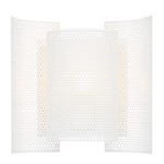 Butterfly Wall Sconce - White Perforated