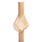 Diva Floor Lamp - Oak / Opal White