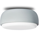 Over Me Wall/Ceiling Light - Dusty Blue / Opal White