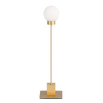 Snowball Table Lamp - Brass / Opal White
