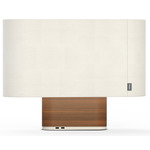 Belmont Table Lamp - Walnut / White