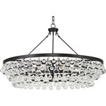 Bling Large Chandelier - Deep Patina Bronze / Crystal