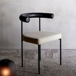 Kashmir Chair - Black / Shade Black Leather / Hallingdale Beige