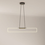 Ra Pendant - Gloss Black / Brass