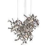 Argent Round Chandelier - Nickel / Stainless Steel