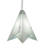 Akira Slim Acrylic Pendant - New Brass / Opal