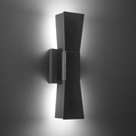 Cylo Hourglass Wall Sconce - Black Pearl / Black Pearl