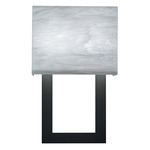 Modelli 21476 Wall Sconce - Black / White Swirl