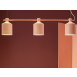 Silo Trio Linear Pendant - Apricot