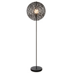 Random II Floor Lamp - Black / Black