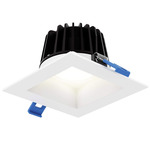 RGR 4 Inch Square Color-Select Regressed Downlight - White