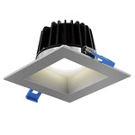 RGR 4 Inch Square Color-Select Regressed Downlight - Satin Nickel
