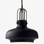 Copenhagen Pendant - Bronzed Brass / Matte Black