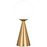 Galassia Table Lamp - Burnished Brass / Milk White