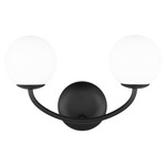 Galassia Vanity Light - Midnight Black / Milk White