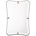 Janey Hourglass Mirror - Natural Iron / Mirror