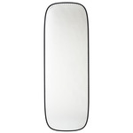 Cut Tall Mirror - Black / Mirror