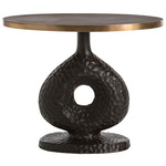 Seth Side Table - Bronze / Antique Brass