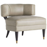 Laurent Chair - Mahogany Wood / Morel Leather
